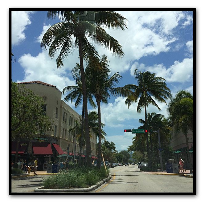 Imágenes del viaje a Miami de María León