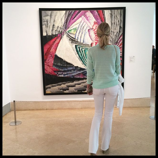 María León visitando el Museo Thyssen María León visitando el Museo Thyssen