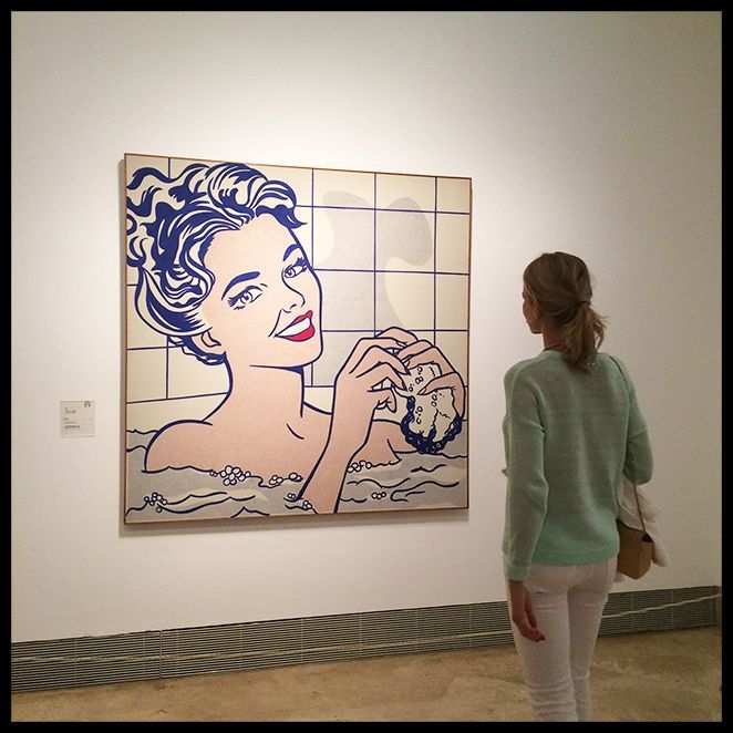 María León visitando el Museo Thyssen María León visitando el Museo Thyssen