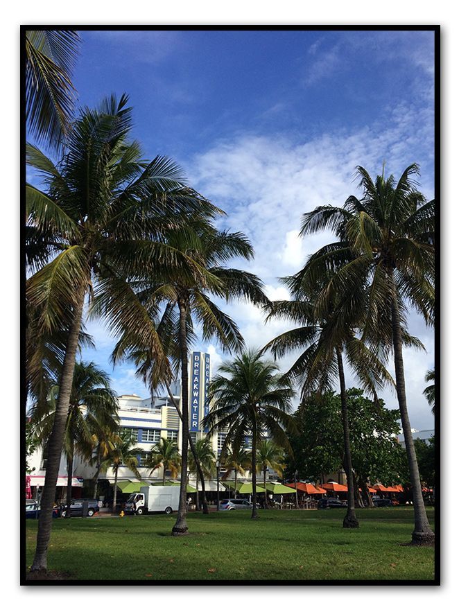 María León de paseo en bici por Miami