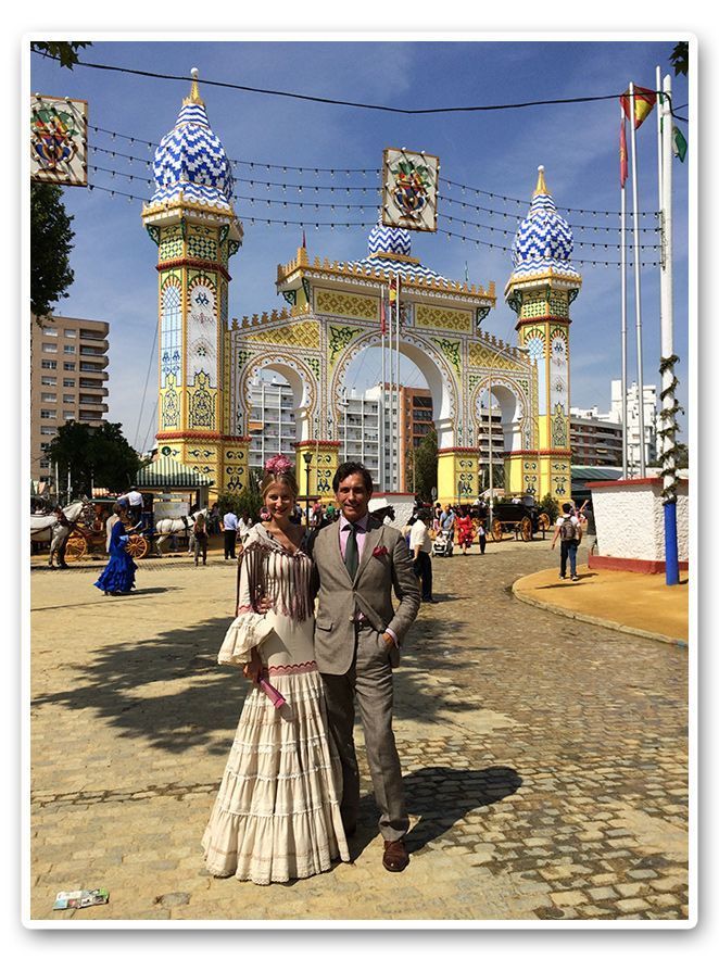 María León en la Feria de Sevilla