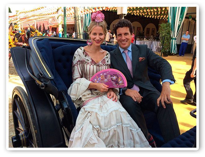 María León en la Feria de Sevilla