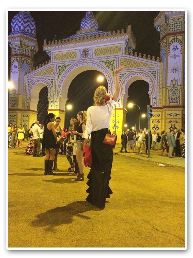 María León en la feria de Sevilla 2014