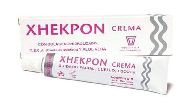 Xhekpon Crema. Cuidado facial, cuello y escote