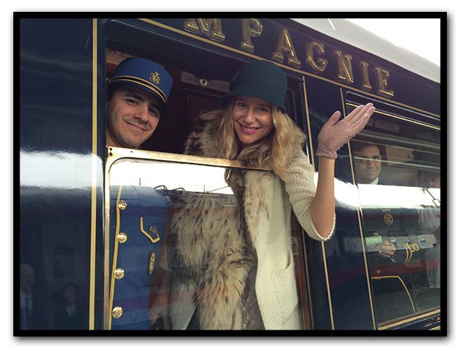 María León, viaje en el tiempo en el Venice Simplon-Orient-Express