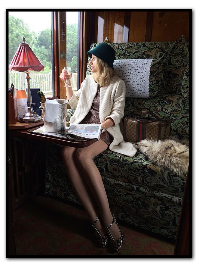 María León, viaje en el tiempo en el Venice Simplon-Orient-Express