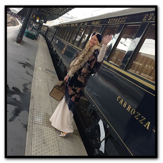 María León, viaje en el tiempo en el Venice Simplon-Orient-Express