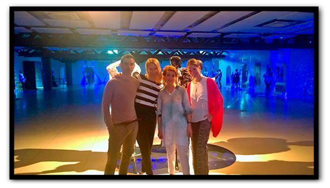María León con el equipo de Bilboost
