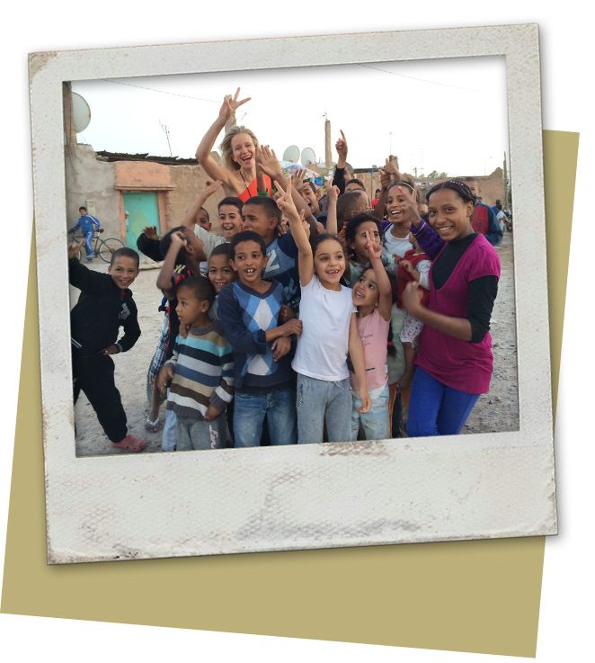 Siempre con su sonrisa y creando una actitud positiva
