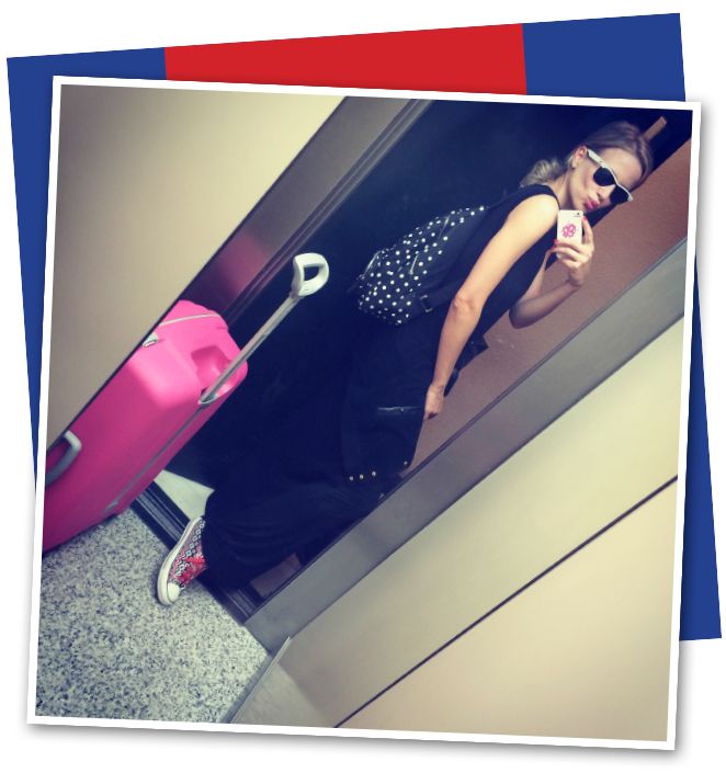 Maria Leon preparada para su viaje a Londres