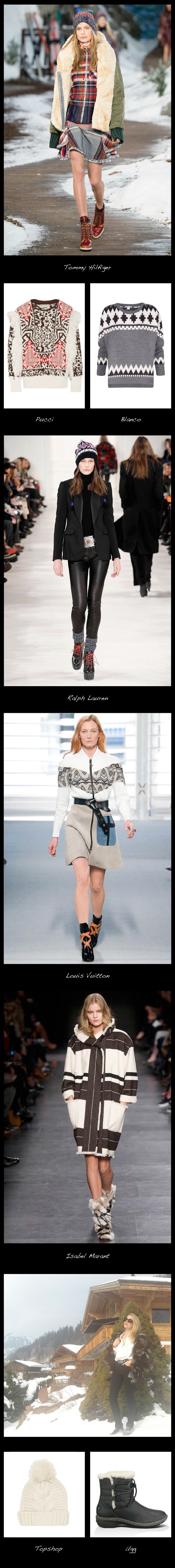 El look aprés-ski. Tommy Hilfigher nos trasladó a una estación de esquí en su último desfile otoño-invierno. Y es que esta temporada el look alpino triunfará en pleno asfalto. El look aprés-ski. Tommy Hilfigher nos trasladó a una estación de esquí en su último desfile otoño-invierno. Y es que esta temporada el look alpino triunfará en pleno asfalto.
