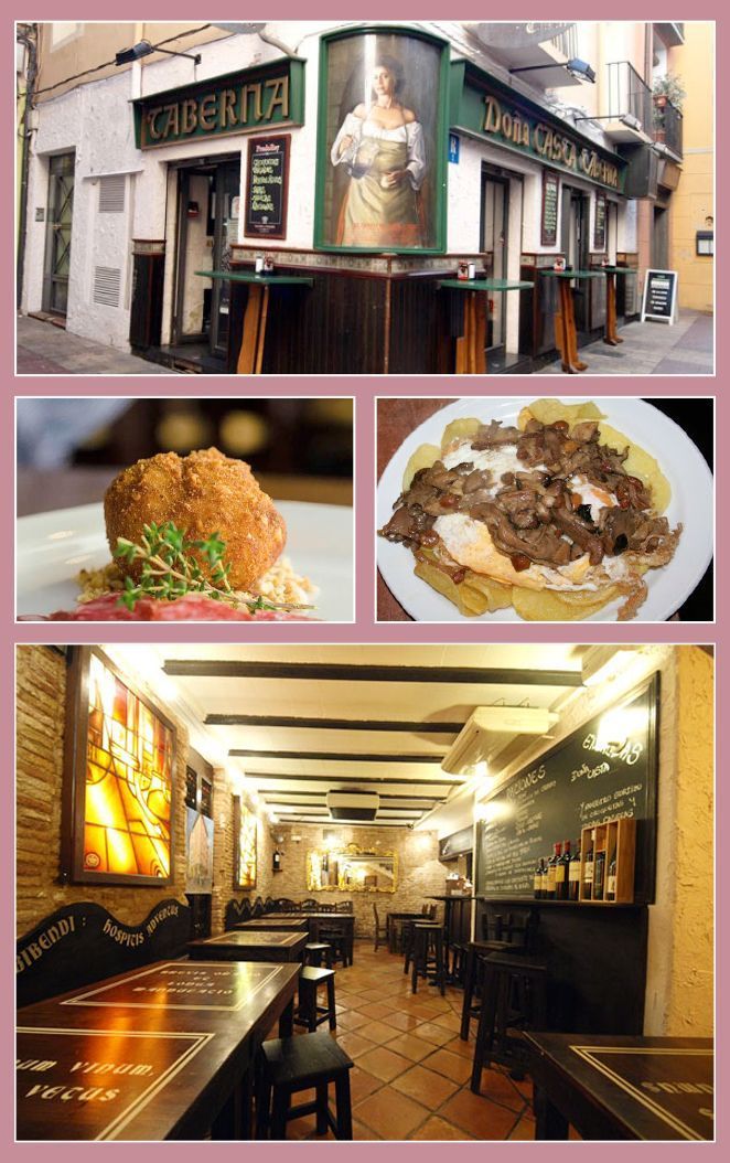 Doña Casta,  típico bar de tapas español, que fusiona su especialidad, las croquetas,