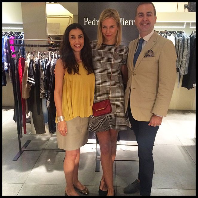 María León en las tienda de la firma Pedro del Hierro en Lisboa