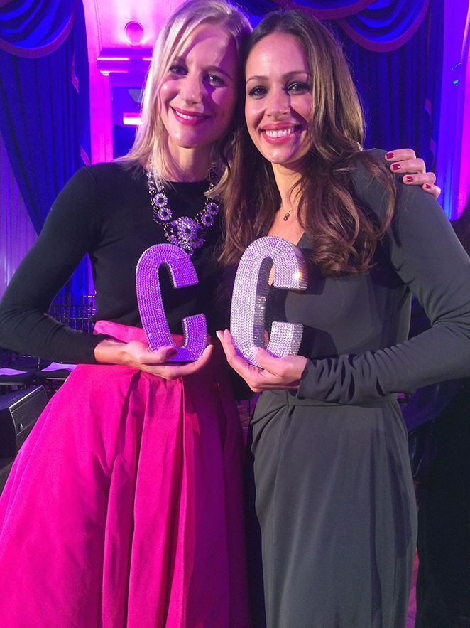 María León con Eva Gonzalez en los premios de la revista Cosmopolitan María León con Eva Gonzalez en los premios de la revista Cosmopolitan