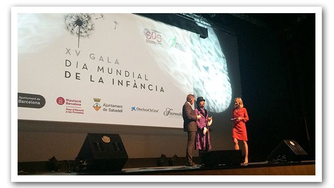 María León a la hora de presentar la gala