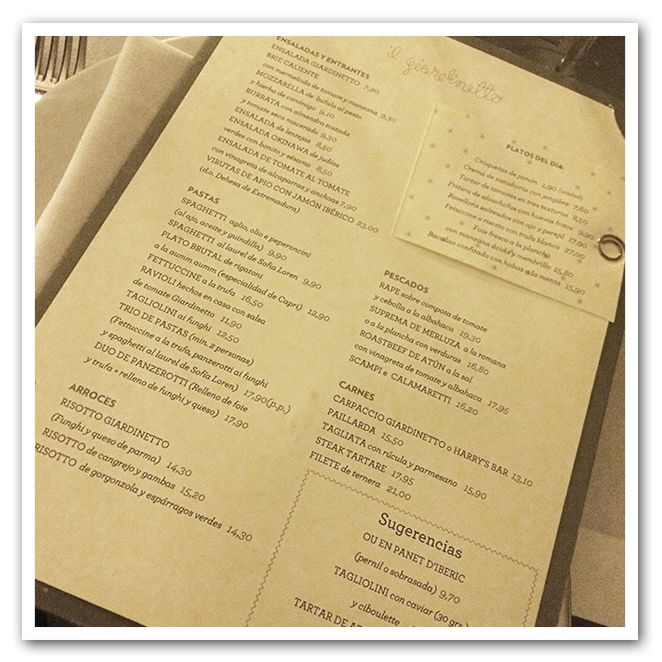 Para una cena con ambiente intelectual, no dejéis de ir a Il Giardinetto
