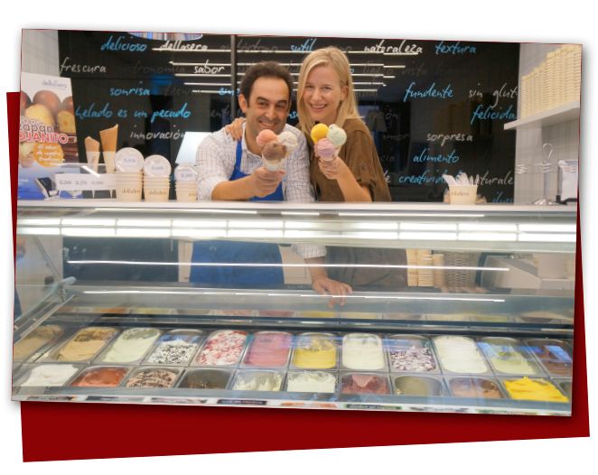 Para el postre nada como los helados gastronómicos de Fernando de la Heladería della Sera