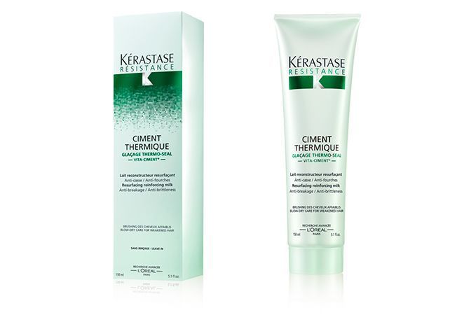María León con Ciment Thermique de Kérastase María León con Ciment Thermique de Kérastase