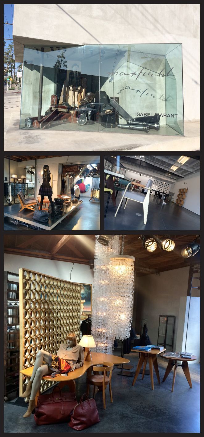 En Melrose Avenue también hay muchas tiendas interesantes para ver. Mi preferida: Maxfield, donde hay una buena selección de ropa de marcas de gran nivel. En Melrose Avenue también hay muchas tiendas interesantes para ver. Mi preferida: Maxfield, donde hay una buena selección de ropa de marcas de gran nivel.