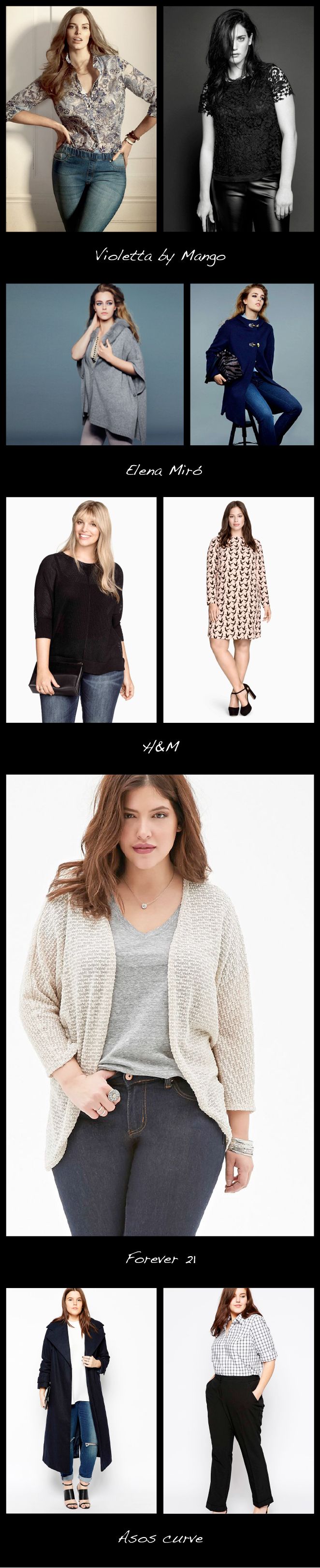 Recomendaciones de tiendas de moda con tallas grandes