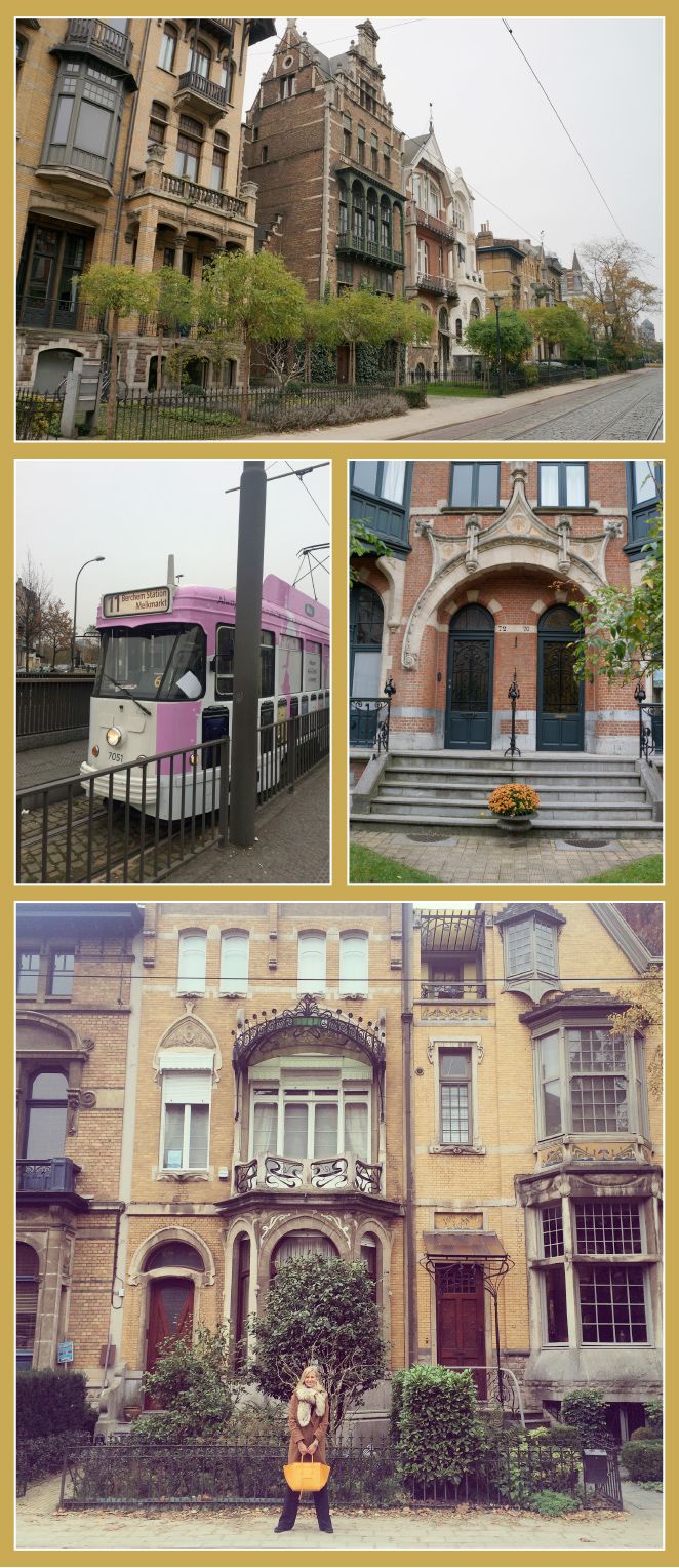 Berchem Station. A escasos metros se encuentra la calle Cogels Osylei con casas de estilo Art Noveau.