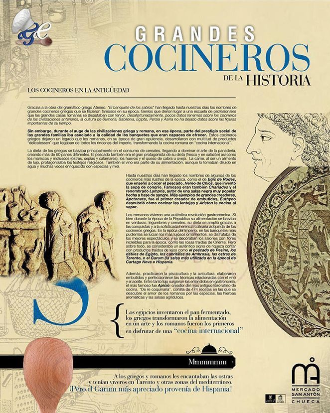 La Exposición “Grandes Cocineros de la Historia”