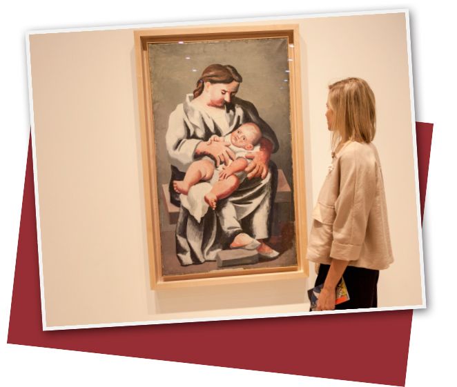 María León en el Museo Picasso, Málaga