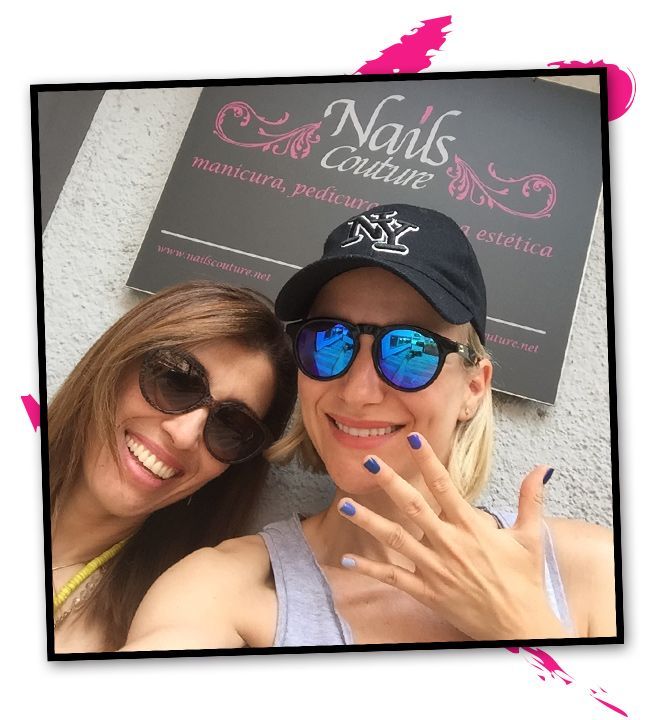 Isabella Maia del Centro Nails Couture con María León
