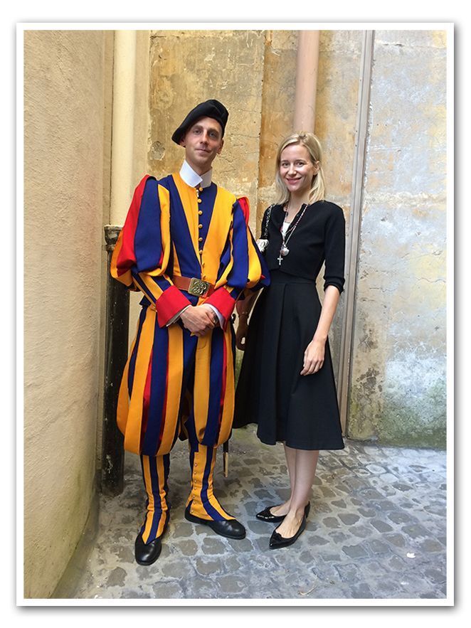 María León en el Vaticano, Roma