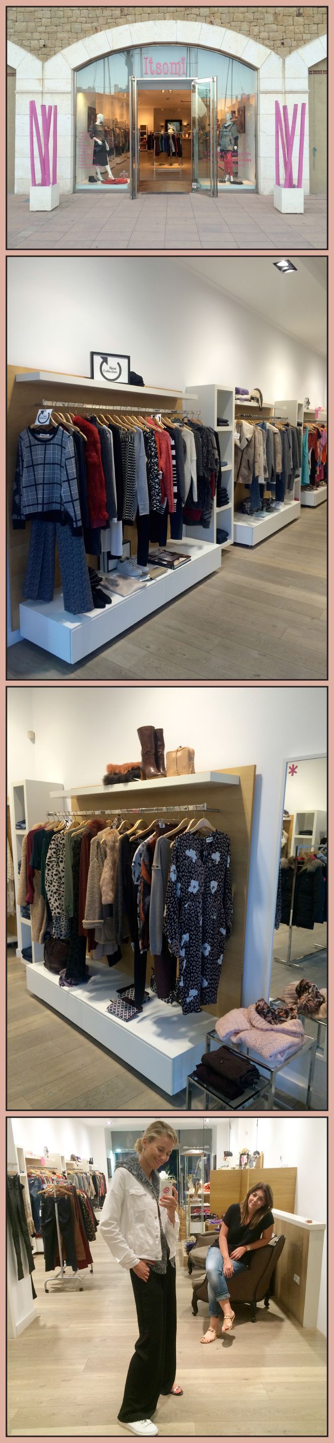 Itsomi, selección de prendas y accesorios con toque sofisticado que hace meticulosamente su encantadora dueña, Marisol