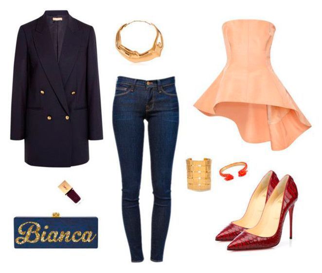 Jeans, look de noche