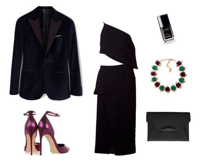 Para Nochevieja apuesta por una unión ganadora; el vestido negro sofisticado, unos zapatos de tacón vistoso y una pieza especial de bisutería, tres chic!