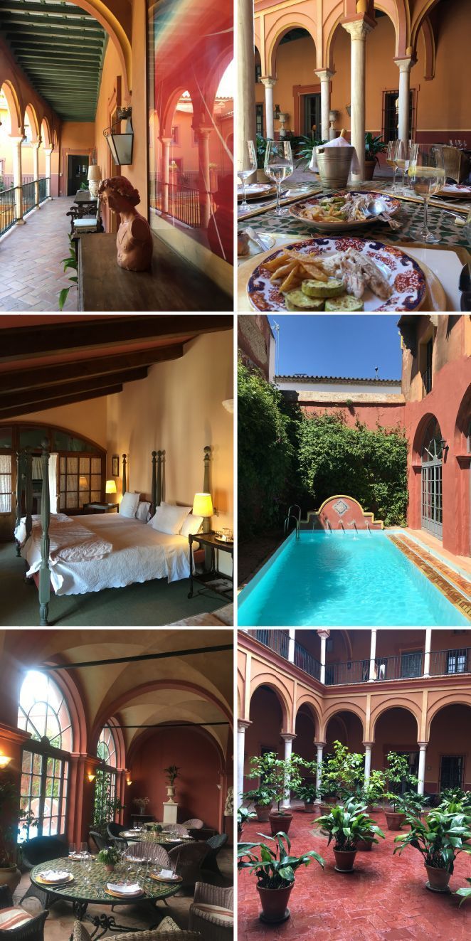 Allí en Carmona, disfrutamos de una agradable almuerzo en el Hotel “Casa Palacio Casa Carmona” ubicado en un antiguo edificio del S.XVI y que tiene gran encanto.
