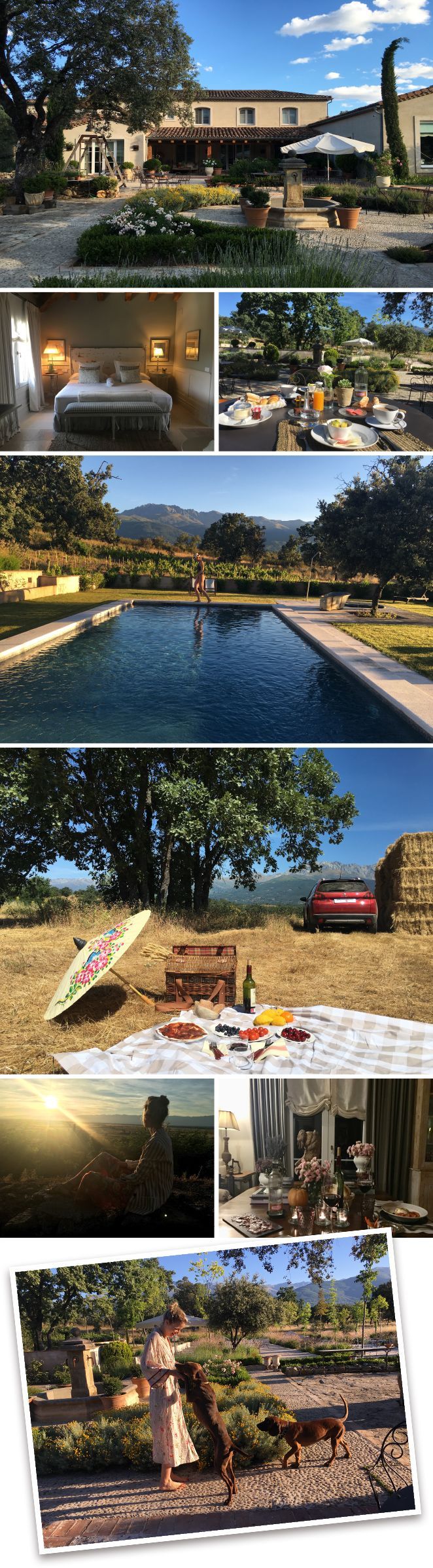 La Casa de los Tomillares en el Valle del Tiétar que es una zona preciosa donde también podréis hacer excursiones interesantes como a la Gruta del Águila.
