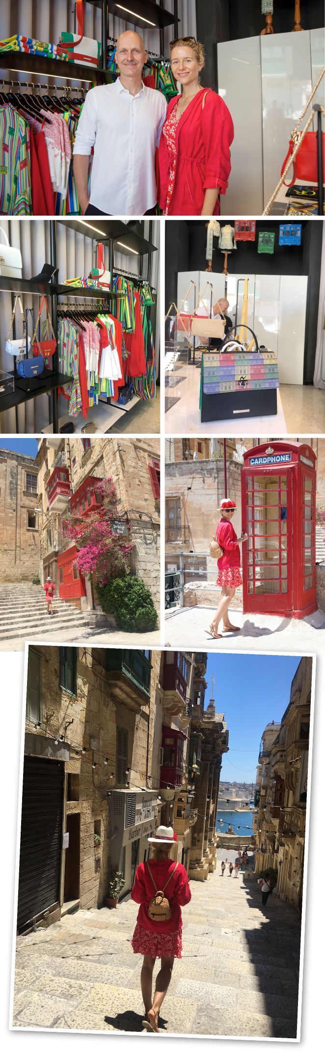 Recorrer la calle de la Republica que es la principal y la más comercial y donde se puede descubrir el ambiente de la ciudad y hacer shopping. Imprescindible descubrir la tienda de la firma maltesa Charles & Ron cuya colección de ropa y accesorios está inspirada en diferentes rincones de la isla. En la Plaza Central de Valeta está el Palacio de los Grandes Maestres de la orden de San Juan y una importante estatua de la Reina Victoria de Inglaterra. Merece la pena conocer también el Café Cordina (1837) que fue el primero de esta pequeña ciudad. La película “Munich” de Steven Spielberg se rodo aquí. Por cierto, preciosos son los coloridos balcones repletos de flores y las casas de piedra caliza donde, incluso, sobresalen algunos fósiles.