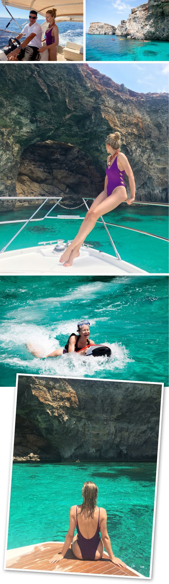 Excursión en barco a la isla de Comino y de San Pablo para disfrutar de diferentes deportes acuáticos en sus aguas cristalinas. “Rush Water Sports” lo organiza de maravilla.