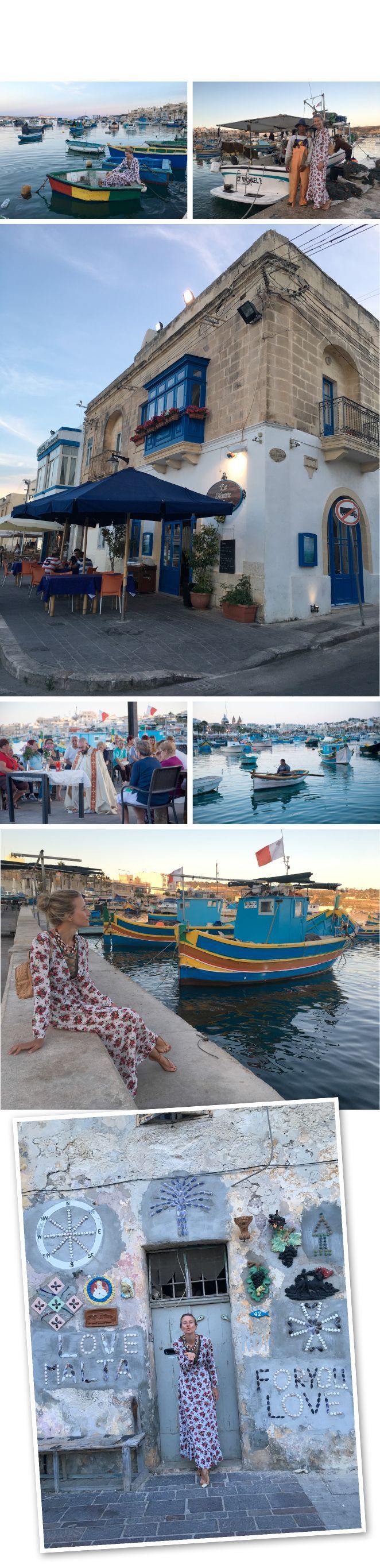 Visita al precioso pueblo de pescadores Marsaxlook. Allí hay un restaurante muy recomendable para cenar que se llama Tartarun donde se puede degustar un pescado de gran calidad cocinado de manera muy especial. La hora del atardecer es la mejor para hacer este apetecible plan.