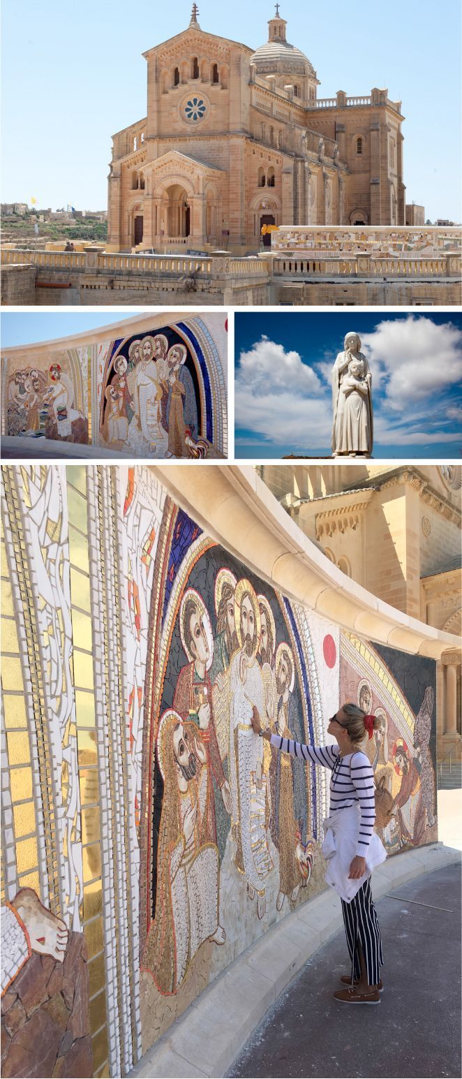 La Basílica de Tapinu que se inauguró en 1920 y donde hay mosaicos del famoso artista Marco Rupnik.