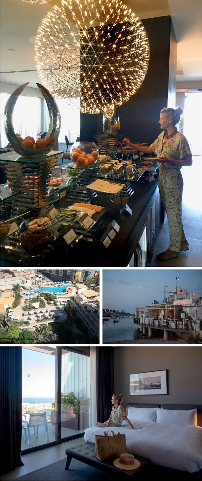 Hotel Intercontinental Malta que está en la zona de St.Julian, famosa por su marcha nocturna. Además, tiene una playita privada en St.George Bay y su restaurante Paranga es muy recomendable.