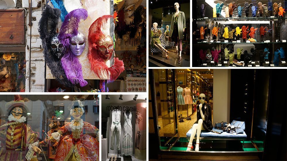 Window shopping en Venecia