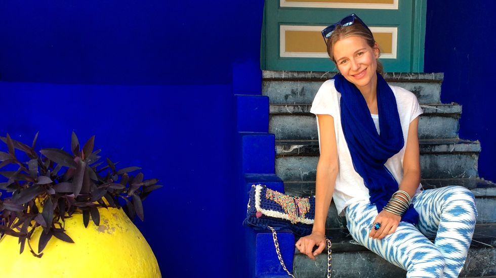 Look de moda de María León en uno de los días de su viaje a Marrakech