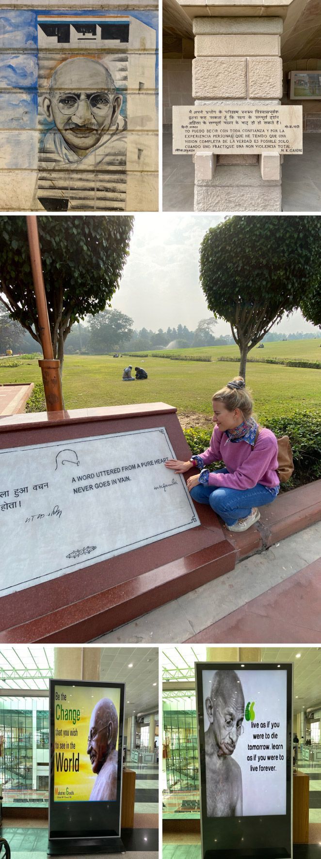 Si hay algo que me ha enamorado especialmente de India es su encantadora gente y su interesante filosofía de vida, cargada de grandes valores y que, a lo largo del inolvidable viaje que he realizado durante 15 días por este mágico país, he visto como, en diferentes momentos, los indios la han ido llevando a la práctica. Dignidad, Respeto, Tolerancia, Generosidad, Solidaridad, Agradecimiento, Espíritu de Servicio, Amabilidad son algunos de los muchos valores que he visto reflejados durante las experiencias que allí he vivido con ellos. Escuchar la maravillosa frase: “Gracias por darnos la oportunidad de servirte” resume con qué actitud se mueven los indios cuyo mayor icono de Esperanza y Paz fue Mahatma Gandhi que luchó incansablemente y de manera pacífica para conseguir la independencia.