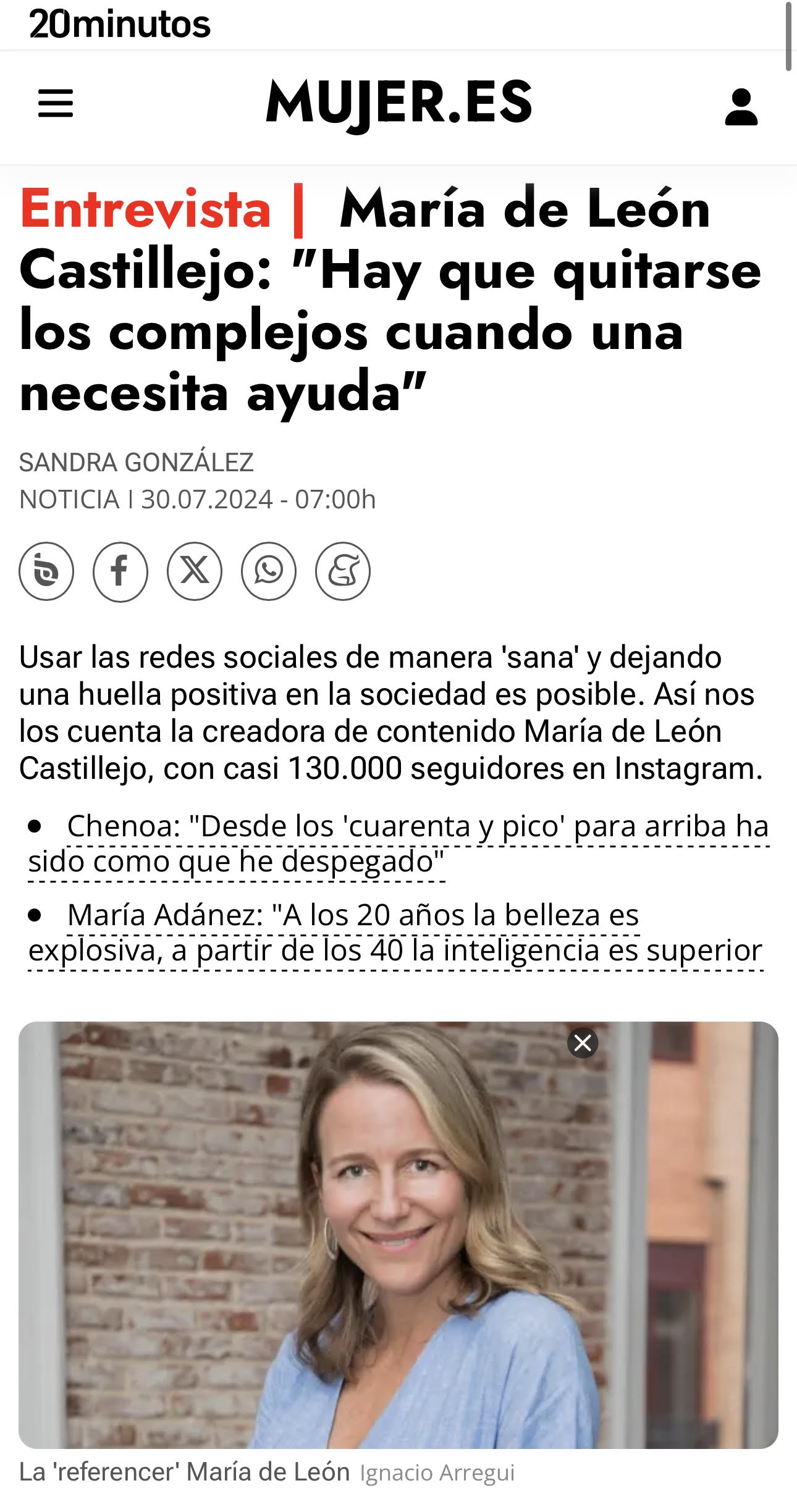 Artículo mujer.es